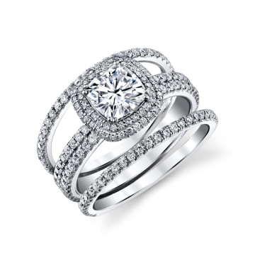 Wedding Jewelry 925 Silver Cubic Zirconia Rings for Women